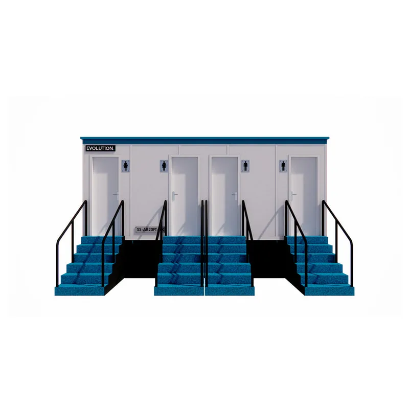 SS-PBC-AB-020-T01 20FT VIP 4-Door Male & Female Ablution